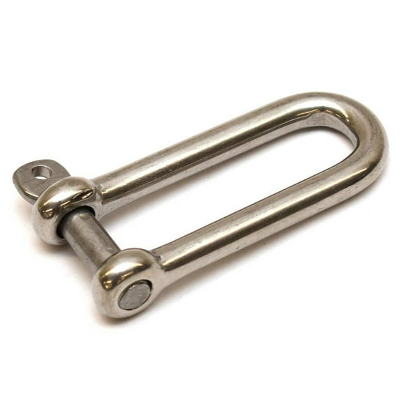 Sea Dog Boat Long D-Shackle 147158-1 | w/ Screw Pin 5/16 Inch Stainless Steel