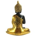 thumbnail image 5 of Buddha Statue for Home Decor or Outdoor, Gold, 13" Tall, 5 of 8