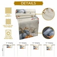thumbnail image 5 of Fall Orange Table Runner, Autumn Thanksgiving Kitchen Dining Table Decoration for Home Party Decor 13x120 Inches, 5 of 9