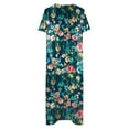 D288 Army Lime Green Teen Girls Henley Vneck Dress Beach Lounge Button