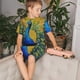 thumbnail image 4 of Balery Peacocks Conjunto de Pijama Infantil de Manga Corta con Estampado – Ropa de Dormir de Algodón Suave-Medium, 4 of 6