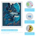 thumbnail image 3 of Diamond Art Kits for Adults, Blue Iceberg Leaf WolfDiamond Painting Kits for Beginners, Frameless Round 5D Full Drill Diamonds Art Gem Art Crafts Home Decor Gifts, 3 of 8