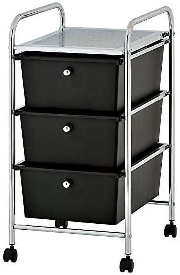Urban Shop 3 Tier Rolling Storage Cart