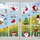 thumbnail image 4 of Pegatinas de pared de alce y Papá Noel, decoración de ventana, Feliz Navidad para el hogar, regalos de Navidad, Feliz Año Nuevo, 2024 Natal, 4 of 4