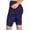 Blue, variant on SnnmBlm Women Swim Skirt with Legging Sun Protective 50+ Swimming Tight Skort Capris Black 2XL