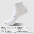 thumbnail image 4 of LBJR Mens Ankle Socks Breathable Casual Comfort Thin Low Cut Socks for Men,10 Pairs, 4 of 6