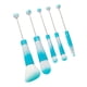 thumbnail image 3 of 5 brochas de maquillaje con cuentas, brocha para lápiz labial, brocha multiusos para cejas, brocha correctora para actividades en el hogar de las muje Azul, 3 of 9