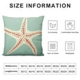 thumbnail image 5 of COMIO  Starfish Pillow Covers Summer Nautical Marine Cushion Cover Pillowcases Oecan Theme Coastal Throw Pillow Cover Outdoor Decor for Couch Sofa Bed, 5 of 5