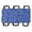 Blue -43.3"×24.4", variant on Junepar 6 Handles Positioning Bed Pad Reusable Transfer Sheet for Elderly Bedridden Patients Turning & Lifting Aid for Home Care 43.3"×24.4" Hot Pink