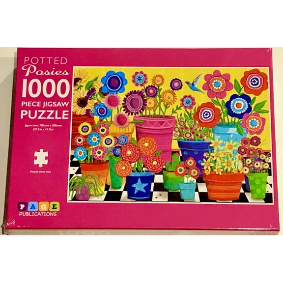 Potted Posies 1000 Piece Jigsaw Puzzle