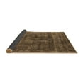 thumbnail image 2 of Ahgly Company Indoor Round Oriental Brown Industrial Area Rugs, 4' Round, 2 of 4