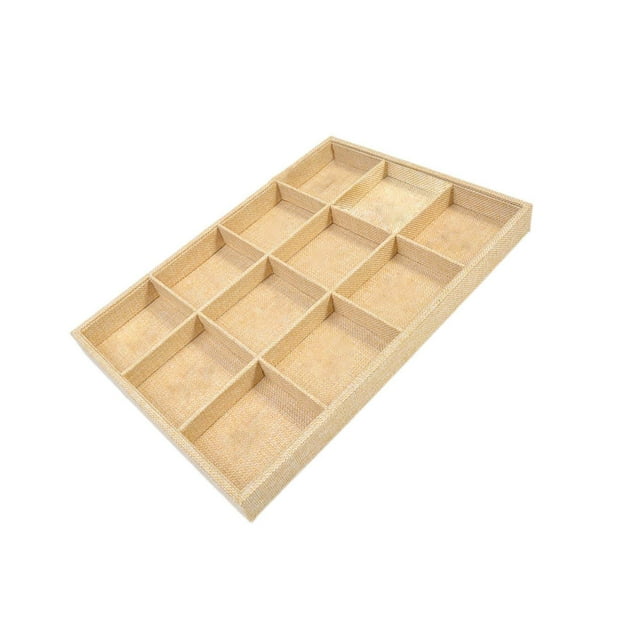 Stackable Jewelry Trays for Drawer Stores showcase Jewelry Storage Tray Showcase Gift 12 Grids