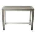 thumbnail image 1 of Pemberly Row 43x59" Modern Aluminum Large Bar Table in Gray Finish, 1 of 2
