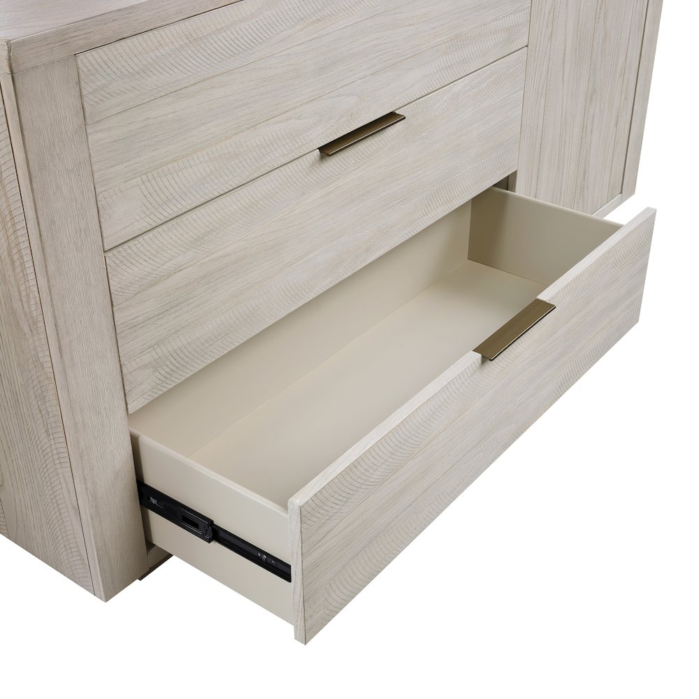 Steve Silver Garland Sand Finish 64-inch Width 3 Drawer 1 Door Sideboard