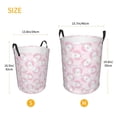 thumbnail image 5 of Balery Cute Rabbit Round Laundry Basket with Handles Waterproof Freestanding Laundry Hamper for Clothes Toys in the Dorm and Family-, 5 of 8
