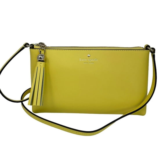 Kate Spade Ivy Street Amy Yuzu Jam Leather Crossbody Bag W/ Tassel WKRU4856