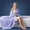 Light Purple, variant on 1PC summer cooling blanket, sofa blanket, lightweight and easy to fold,easy to store,soft and smooth, machine washable,durable(Light Blue，Queen,229*229）
