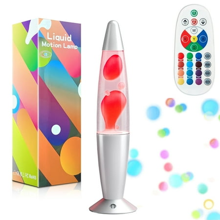 DAYBETTER 13" Lava Lamp ,17 Colors Changing Liquid Motion Lamp with Remote,Gifts Table lava Lamps for Kids and Adults