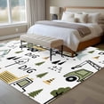 thumbnail image 4 of Cartoon Tractor Area Rugs 5'x8', Washable Small Throw Rugs for Classroom Bedroom, Cute Digger Shovel Truck Country Car Indoor Outdoor Rug Non-Slip Low Pile Carpet Runner Reversible Floor Mats, 4 of 8