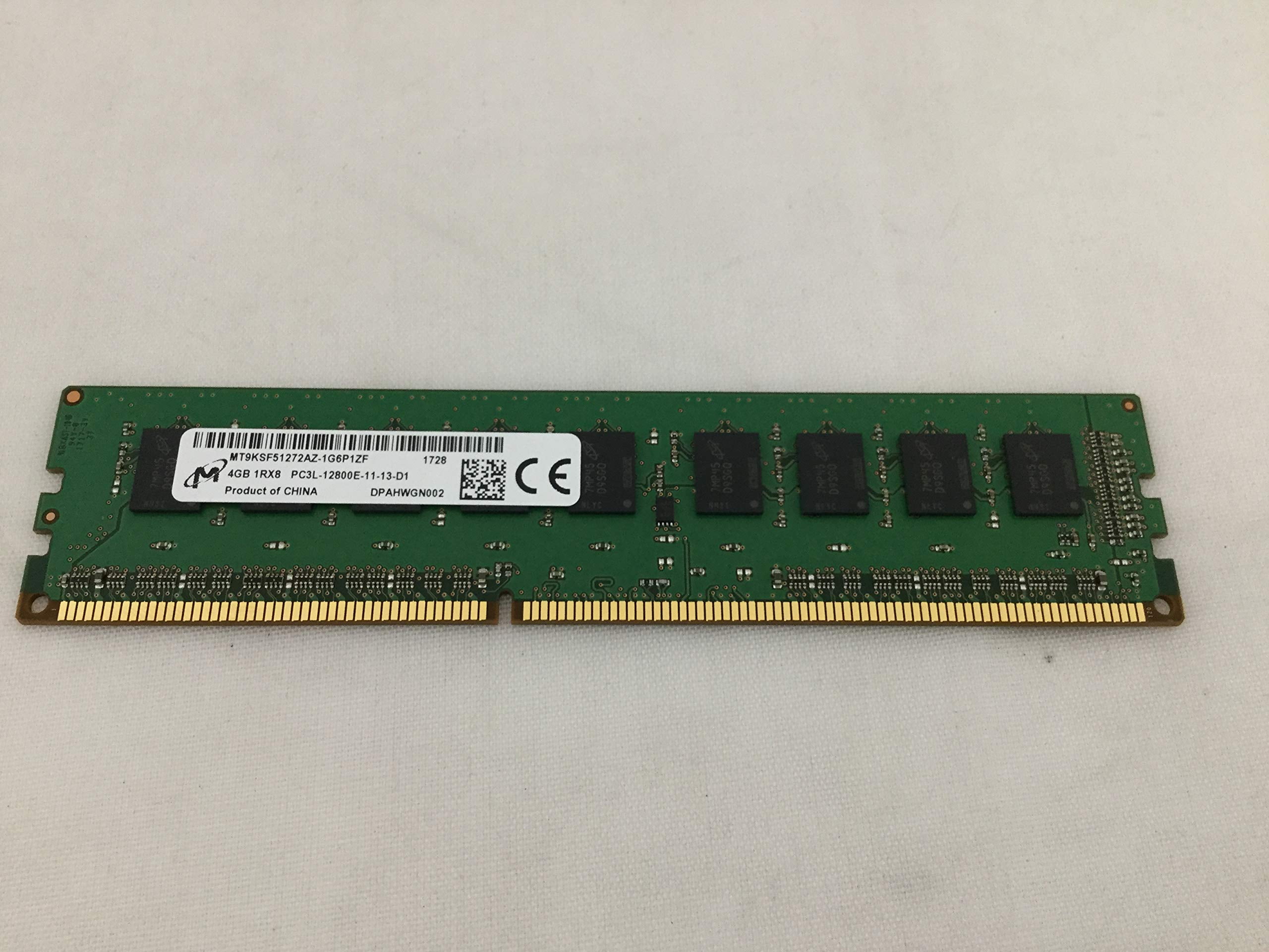 Micron 8GB 2X4GB MT18KSF51272AZ-1G6K1 DDR3 12800 1600MHz ECC 240Pin DIMM TESTED 