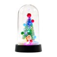 thumbnail image 3 of YingYouFu Lighted Christmas Cloche Decor, Battery Operated Mini Scene Ornament, Tabletop Tree Dome Decoration for Party Home Gift Present Display, 3 of 7