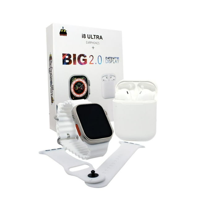 Set Reloj inteligente y audifonos Gadgets&fun Smartwatch y auriculares combo inteligente