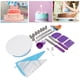 thumbnail image 4 of Juego De Plato Giratorio Para Pasteles, Kit De Herramientas De Decoración De Pasteles Soporte Giratorio Para Pasteles Reutilizable Múltiples Patrones Para Glaseado, 4 of 8