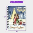 thumbnail image 5 of Merry Christmas Shetland Sheepdog Snowy Winter with Gifts Tree Decorations Spiral Bound Journal Sheltie Dog Lover Gifts 5x7in Spiral Notebook - 12020, 5 of 5