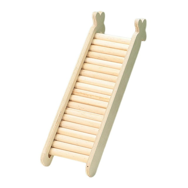 Hamster Climbing Toy Wooden Bridge Ladder for Chinchilla Guinea Pigs Rats Large Large Ladder