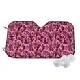 thumbnail image 2 of Picia Orchids Flowers Curved Windshield Sunshade Accordion Folding Style Auto Shade for Car Truck SUV Van Blocks UV Ray Sun Visor Protector -, 2 of 7