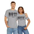 thumbnail image 7 of DJH Apparel | ROTF: Rely On The Father Christian Unisex Cotton T-shirt, 7 of 7
