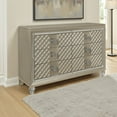 thumbnail image 6 of Benjara Loy Dresser, 55 Inch, 6 Drawers, Champagne Gold Metallic, Mirror Trim, 6 of 6