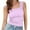 Pink, variant on Drses Womens Camisole Tank Tops, Camisole Tops for Women Fashion Women Sleeveless Garment Comfortable Breathable Round Neck Blouses Tops