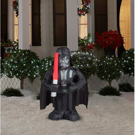 Star Wars Darth Vader Lighted Airblown Inflatable Christmas Santa