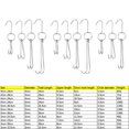 thumbnail image 4 of SDFGTstore Stainless Steels Metal Double Hook Duck Hook BBQ Grills Cooking Smoker Hook Toools, 4 of 8
