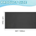 thumbnail image 2 of Uxcell 393"x3.9" Papel Tapiz Negro, Papel Tapiz Autoadhesivo, Papel Contacto Negro de Color Sólido de Vinilo Decorativo para Cubrir Paredes, 2 of 7