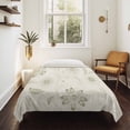 thumbnail image 4 of Green Spring Flowers Large Tapestry for Bedroom Wall Hanging Tapestry, Vintage Leaves Country Rustic Ceiling Backdrop Tapestries Poster Blanket Wall Decor for Teens Room Living Room Dorm 100" x 59", 4 of 8