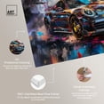 thumbnail image 4 of Porsche’s Vibrant Canvas Lux Car Paintings by Art Remedy, Gallery Wrapped, 30" x 20", 4 of 7