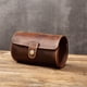 thumbnail image 3 of Estuche de viaje con rollo de reloj, organizador de caja de rollos de reloj para hombre, almacenamiento para el hogar, café Pequeña, 3 of 8