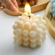 thumbnail image 3 of Vela cúbica de cera de soja con aceite esencial, vela de aromaterapia, suministros para bodas Beige, 3 of 9