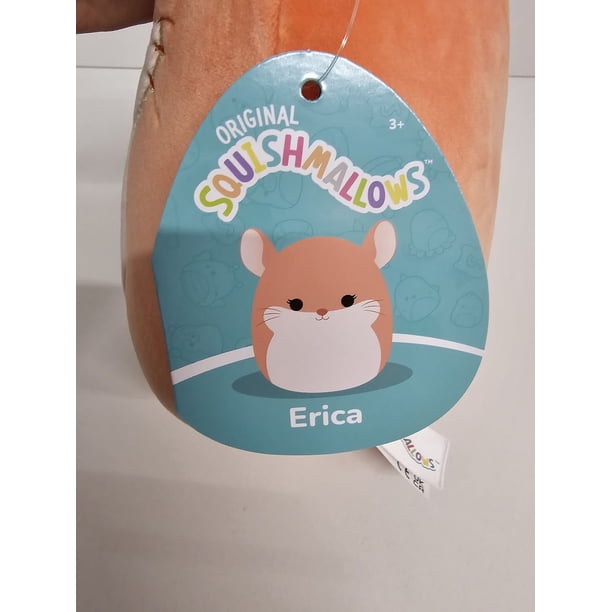 Squishmallows Erica the Orange Hamster Plush for Classrooms