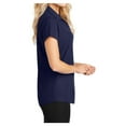 thumbnail image 6 of Mafoose Womens Dry Zone Grid Polyester Polo T-Shirt True Navy 4X-Large, 6 of 6