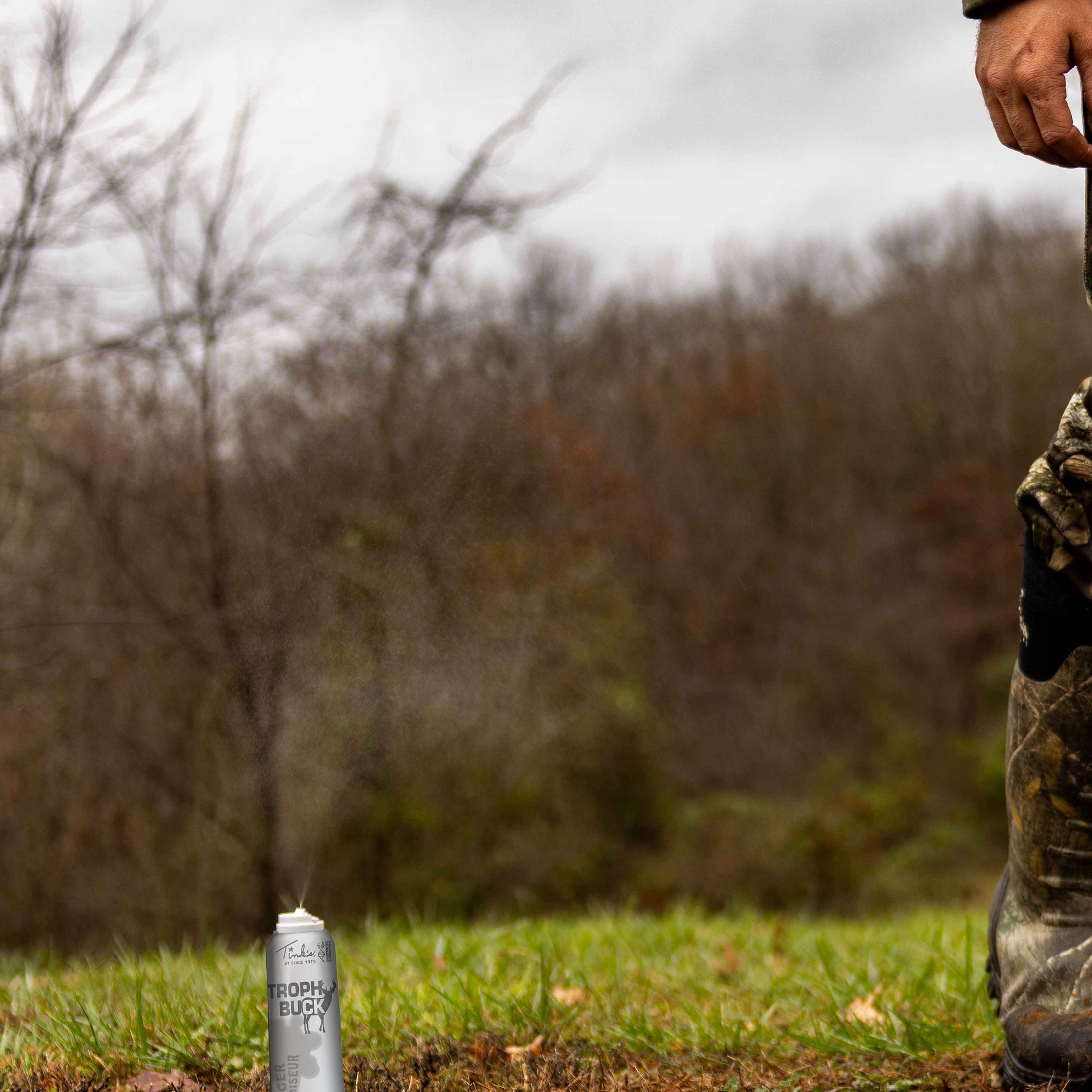 Tink's Synthetic Trophy Buck Dominant Buck Urine Hot Shot Fogger for Hunting - 5 oz. Deer Lure Can