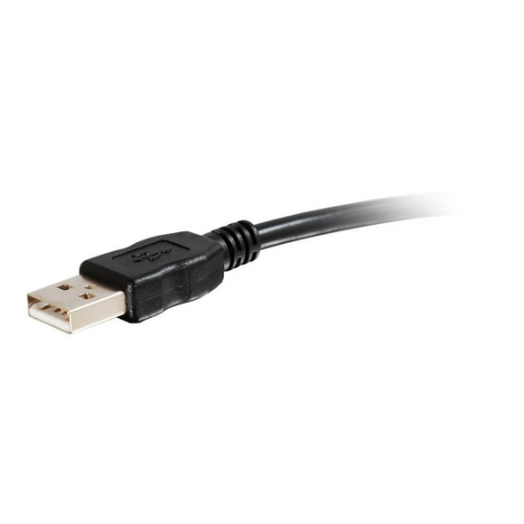 C2G 12m (40ft) USB Cable - USB A to USB B Cable - Active - Center Boost - USB cable - USB (M) to USB Type B (M) - USB 2.0 - 39 ft - active - black