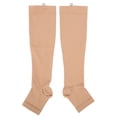 thumbnail image 4 of Qiilu Copper Compression Support Zipper Socks Graduated Stockings Men's Women's, 4 of 8
