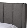 thumbnail image 6 of Baxton Studio Coronado Mid-Century Modern Transitional Grey Fabric Full Size 3-Drawer Storage Platform Bed, 6 of 13