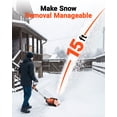 thumbnail image 3 of VOLTASK Cordless Snow Shovel - 24V | 11-inch | 4-Ah Cordless Snow Blower, Battery Snow Blower with Adjustable Front Handle (4-Ah Battery & Quick Charger Included), 3 of 10