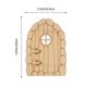 thumbnail image 3 of FELTECHELECTR 48 puertas de casa de hadas sin pintar, minipuertas de jardín de madera en miniatura, juguetes para pintar para niños, 3 of 4