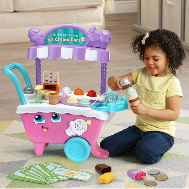 LeapFrog Scoop and Learn Ice Cream Cart Deluxe Frustration Free Packaging Walmart