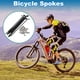 thumbnail image 2 of Rayos de bicicleta Unique Bargains 14G, rayos de rueda de bicicleta de acero inoxidable 304, 1 juego negro de 90 mm, 2 of 7